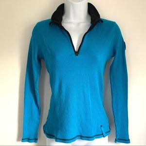 Ralph Lauren Sea Blue Long Sleeve Top